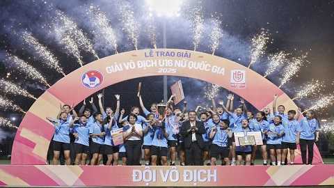  Hà Nội bảo vệ thành công ngôi vô địch U16 nữ Quốc gia